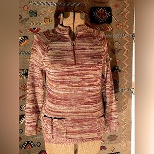 Retro Miss Holly “Virgin Acrylic” 😂 with Circle-Tab Zipper Collar and Pockets